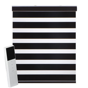 Persiana Enrollable Motorizada Eléctrica Inteligente Moderna con Batería de Litio, Control Remoto sin Herramientas, Persianas Zebra Automáticas para Ventana - Product Image 1