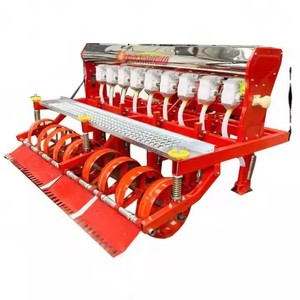 Machine compacte de semoir de légumes de poussée de main 4-6 rangées semoir réglable d'espacement de rangée pour le jardin - Product Image 5