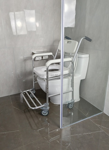 BQ7002B-<span class=keywords><strong>Silla</strong></span> de baño de aluminio <span class=keywords><strong>para</strong></span> ancianos, baño <span class=keywords><strong>con</strong></span> <span class=keywords><strong>silla</strong></span> de <span class=keywords><strong>ruedas</strong></span>, cómoda - Product Image 6