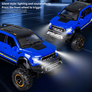 Ragazzo di grandi dimensioni pick-up modello con luce sonora porta apertura sei grandi ruote fuoristrada <span class=keywords><strong>Monster</strong></span> <span class=keywords><strong>Truck</strong></span> giocattolo per bambini - Product Image 5