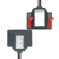 Commutateur de capteur de miroir tactile à gradation capacitive interrupteur de capteur de contrôle de lumière LED avec fonction de désembuage