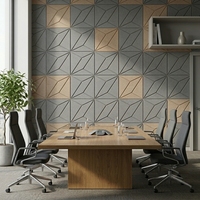 Panneaux acoustiques design, formes personnalisables, feutre PET insonorisant, décoration murale pour bureau écologique