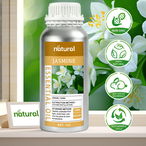 Aceite Esencial de Jazmín Absoluto Orgánico, Aceite de Jazmín Árabe 100% Puro y Natural, Aceite Esencial de Flor de Jazmín para el Cuidado de la Piel y Perfumes - Product Image 2