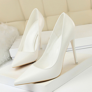 Premium Women's Anti-Slip High <b>Heels</b> Simple Style Formal Shoes-Soft and Comfortable Plus Size for Summer and Autumn - Product Image 2