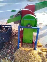 Machine à battre le grain Weifang Shidi pour la batteuse de céréales, machine à décortiquer le soja, le maïs, éplucheur pour le soja, le maïs