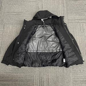 <span class=keywords><strong>Piumino</strong></span> Nero Impermeabile con Cappuccio per Personalizzazione all'Ingrosso <span class=keywords><strong>Piumino</strong></span> Uomo - Product Image 3