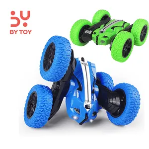 360 Derajat Rotasi Stunt Mobil Rc Mainan Isi Ulang Dua Sisi 3d Flip Climbing Bouncing Radio Remote Control Mobil Mainan