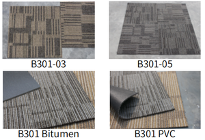 Alfombra Modular de Oficina Comercial Moderna y Abstracta de Alta Calidad, 100% Polipropileno, Tipo Loop Pile - Product Image 4