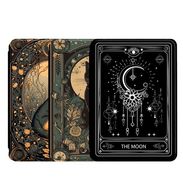 For Kindle Paperwhite 4 10th 2018 Custom Case Colorful Graphics Soft Back Double Side Design Case