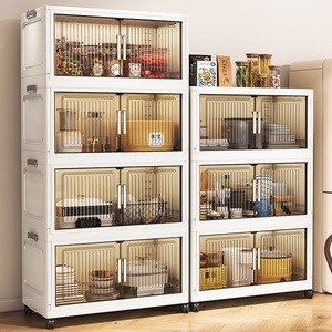 Shenyu 60 inch công suất cao Stackable thiết kế đóng mở có thể gập lại container tiết kiệm không gian nhà lưu trữ hộp - Product Image 5