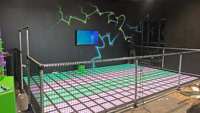 Juego de Piso Interactivo LED para Niños al por Mayor, Baldosas de Luz con Sensor de Movimiento, Juego de Rejilla LED Activo para Parques Infantiles Interiores