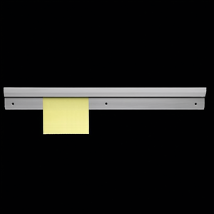 Supporto per appunti da scrivania per ufficio, struttura in metallo con slot per note adesive, giallo - Product Image 3