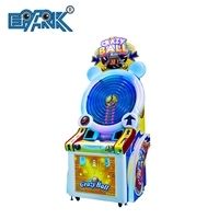 Machine de rachat de billets Crazy Ball en plastique et métal d'arcade à pièces pour parc d'attractions