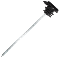Aislante de poste de madera Offset, valla eléctrica de plástico, tornillo, gran oferta