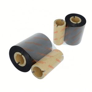 Cinta de cera-resina negra personalizada de 33/<span class=keywords><strong>55</strong></span> mm de ancho, bajo precio, para impresión en película BOPP - Product Image 5