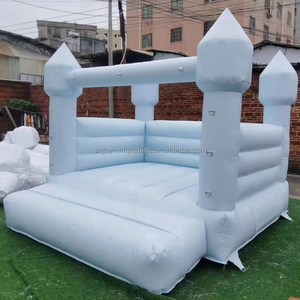 Maison de rebond d'éclaboussures de marché blanc et gris avec toboggan Combo Backyard Kids Water Gonflable Bouncer Jumping Bouncer - Product Image 3