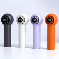 Mini ventilateur portatif 2000 mAh, moteur 15000 tr/min, haute vitesse, rechargeable, ventilateur de poche portable, refroidissement quotidien pour les voyages et l'extérieur T-237