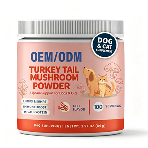 Poudre de Champignon Queue de Dinde pour Chiens et Chats – Soutien contre les Tumeurs, les Bosses et les Verrues – Supplément Protéiné pour Animaux de Compagnie – OEM - Product Image 1