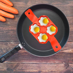 Oferta: Nuevo Molde de Silicona para Cocinar Huevos, <span class=keywords><strong>4</strong></span> Cavidades, Forma de Corazón, Estrella, Circular y Cuadrada, para Hacer Panqueques, Utensilio de Cocina - Product Image 2