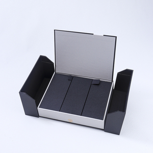 Boîte cadeau rigide de luxe de style <span class=keywords><strong>livre</strong></span> avec double porte et finition mate personnalisée, fermeture magnétique - Product Image 2