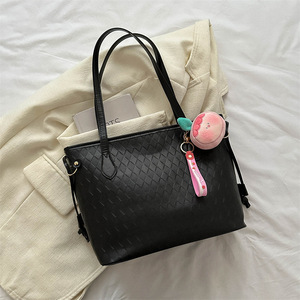 Nuevo Bolso Tote de Gran Capacidad, Bolso de Hombro con Cierre de Cremallera de PU, Bolso Tote Informal de Gran Capacidad, Bolso de Mano Rómbico Elegante para Mujer - Product Image 6