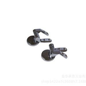 Zinc Alloy Toilet Seat Hinge Medium Size Round Bathroom <b>Hardware</b> Fixture - Product Image 3