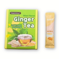 Thé en poudre santé instantané aux herbes aromatisées, épicé, aigre, citron, miel, gingembre, durée de conservation de 3 ans, service OEM