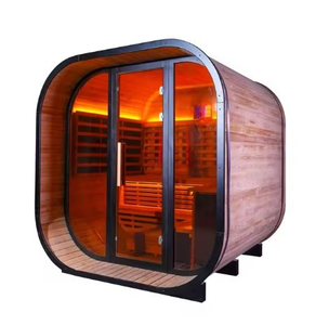 <span class=keywords><strong>Sauna</strong></span> infrarouge avec panneau de commande pour une utilisation intérieure et extérieure, avec thérapie par lumière rouge, <span class=keywords><strong>sauna</strong></span> en bois - Product Image 2