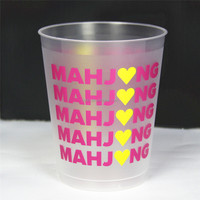 Tasses givrées de 16 oz Tasses de cocktail de mariage Tasses personnalisées de 16 oz. Gobelet en plastique givré