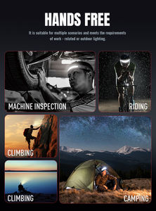 Phares LED haute puissance 3 Modes Lampe <span class=keywords><strong>frontale</strong></span> de camping et lanterne Lampe <span class=keywords><strong>frontale</strong></span> <span class=keywords><strong>frontale</strong></span> rechargeable avec modes torche et lanterne - Product Image 6