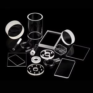 Alta trasmittanza ottica rotonda ad alta trasmissione di vetro di quarzo lastre di vetro di blocco di silice fuso - Product Image 1