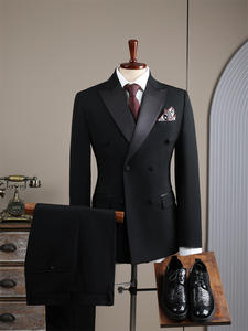 Costumes italiens de luxe pour hommes, coupe ajustée, simple boutonnage, confortables, respirants, grandes tailles, pour affaires, banquets, réunions annuelles, galas, coupe ample - Product Image 2