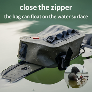 Sac à leurres imperméable OEM/ODM en tissu TPU, sac de pêche multifonctionnel, sac à outils de pêche à la ligne, sac à dos de pêche - Product Image 4