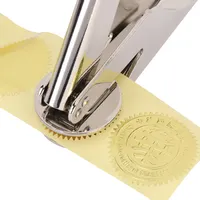 Тисненый штамп для свадьбы с металлической ручкой