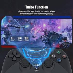 Control Inalámbrico BETMI con Doble Vibración para /Pro/Slim/PC, Compatible con BT Inalámbrico y 2.4GHz - Product Image 5