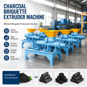 Charcoal Briquette Extruder Machine Coal Extrude Machine in Stocks Shisha Charcoal Extrude Machine BBQ Briquette Machine - Product Image 1