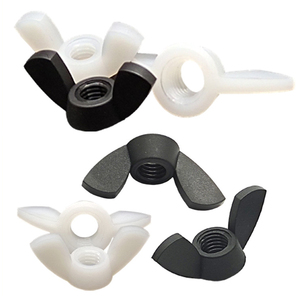Haute qualité en plastique Nylon T forme tête papillon aile pouce bouton écrou bride écrous capuchon écrou - Product Image 2