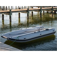 Best-seller Luxe Gonflable Plat Bateau Ponton Catamaran 1.2mm D'épaisseur Nouvelle Condition Bateau De Pêche pour Océan Surf Dérive