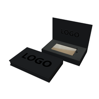Caja de Cartón Rígida Personalizada en Forma de Libro para Tarjetas de Visita, Caja de Regalo para Tarjetas VIP