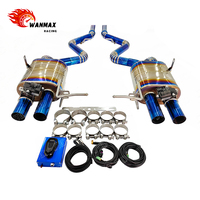 Système d'échappement sport à soupapes en titane haute performance pour BMW M3 E90 E92 E93 4.0L V8 S65 X-Pipe Midpipe Double silencieux