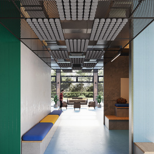 Panneaux acoustiques de plafond en feutre de norme européenne Absorption acoustique bien décor mur PET feutre panneau acoustique insonorisant - Product Image 5