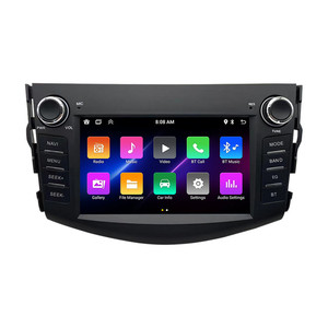 <span class=keywords><strong>Android</strong></span> 13 xe Stereo cho RAV4 2006-2012 LCD hiển thị GPS navigation Carplay chia được xây dựng trong Wifi DSP Hi-Res âm thanh 2DIN - Product Image 1