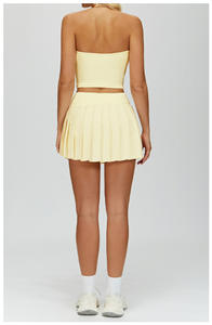 OEM ODM Groothandel Sportkleding Tennis Golf Jurk Dames Gymbeha Golfrokken 2-delige Sets Fitness Sportkleding Tenniskleding - Product Image 6