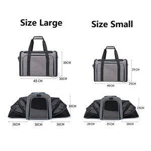 Tas <span class=keywords><strong>Carrier</strong></span> Anjing Kucing Portabel Desain Jala Bernapas Tahan Aus untuk Perjalanan Luar Ruangan, Transportasi Hewan Peliharaan, dan Tidur - Product Image 6