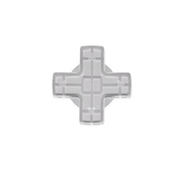 EXtremeRate Schwarzer D-Pad-Knopf für Nintendo Switch Joystick Ersatz-Richtungstasten für NS Switch OLED D-Pad-Version