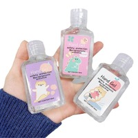 Bouteille octogonale de 60ml Désinfectant pour les mains Désinfection à séchage rapide Désinfectant pour les mains transparent à l'alcool