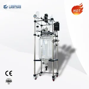 1L/ 5L/ 10L/ 30L/ 100L Chemical Mixing Glass Ex Proof Jacketed Reactors Reactor