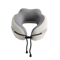 Oreiller de voyage en forme de U pour avion, en mousse à mémoire de forme, avec boîte, pliable, coloré, doux et portable