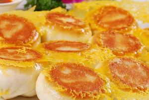 ซาควน ไส้กะหล่ำปลี ซาควนไส้แป้งต้นตำรับ (แบบเสี่ยวหลงเปา) ขนมขบเคี้ยววีแกนรสข้าวสาลี - Product Image 3