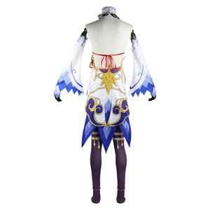 Disfraz de <span class=keywords><strong>Cosplay</strong></span> de <span class=keywords><strong>Ganyu</strong></span> de Genshin Impact, Traje de Anime para Juego de Rol, Atuendo de Halloween con Peluca - Product Image 2